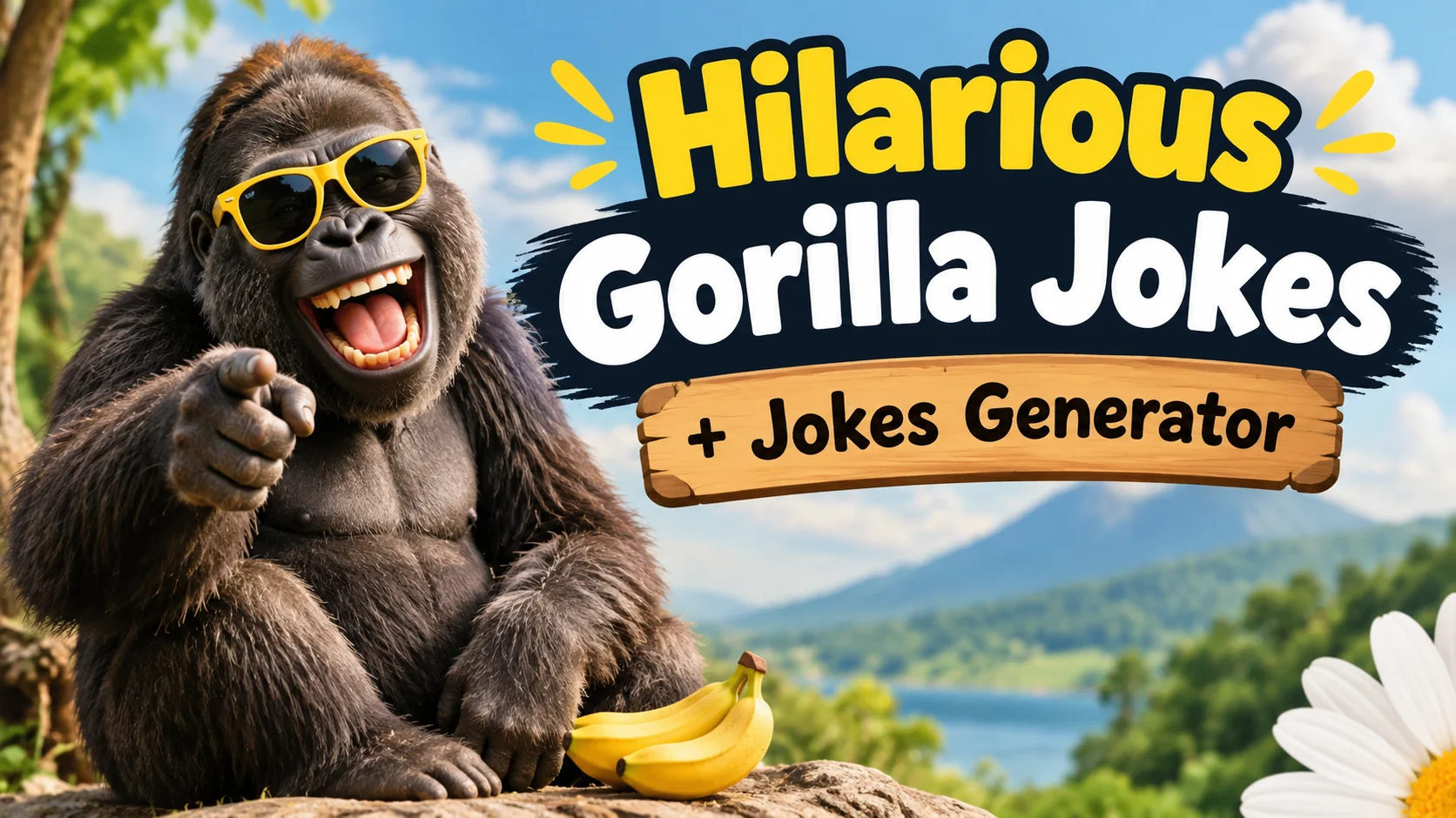 Hilarious Gorilla Jokes + Jokes Generator